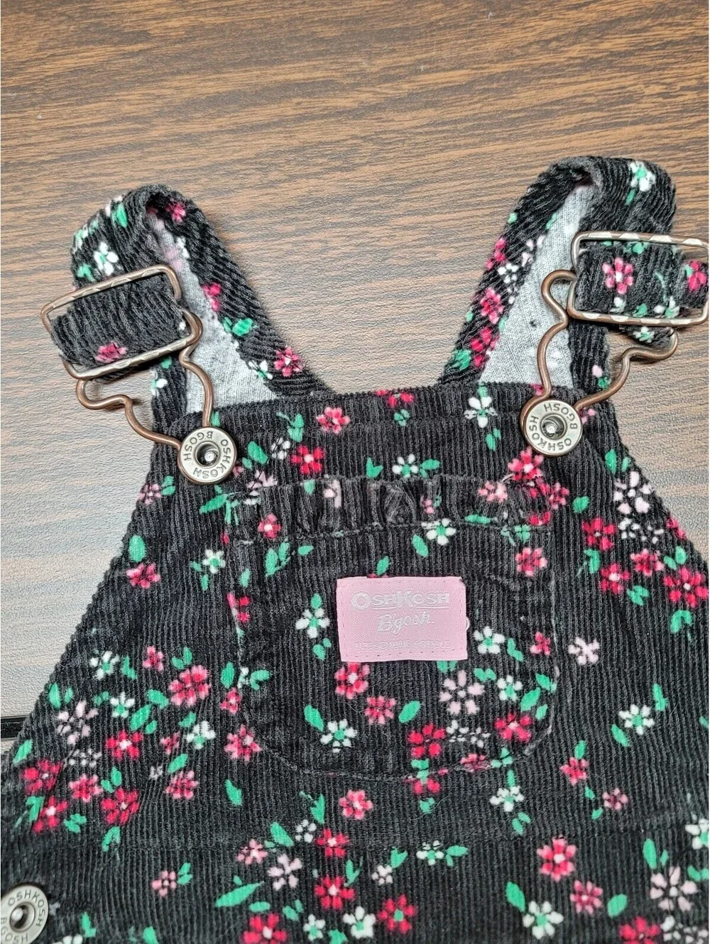 OshKosh B'gosh Floral Corduroy Overalls for Baby